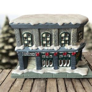 Enesco It's A Wonderful Life Bailey Building & Loan Christmas Village Series 1